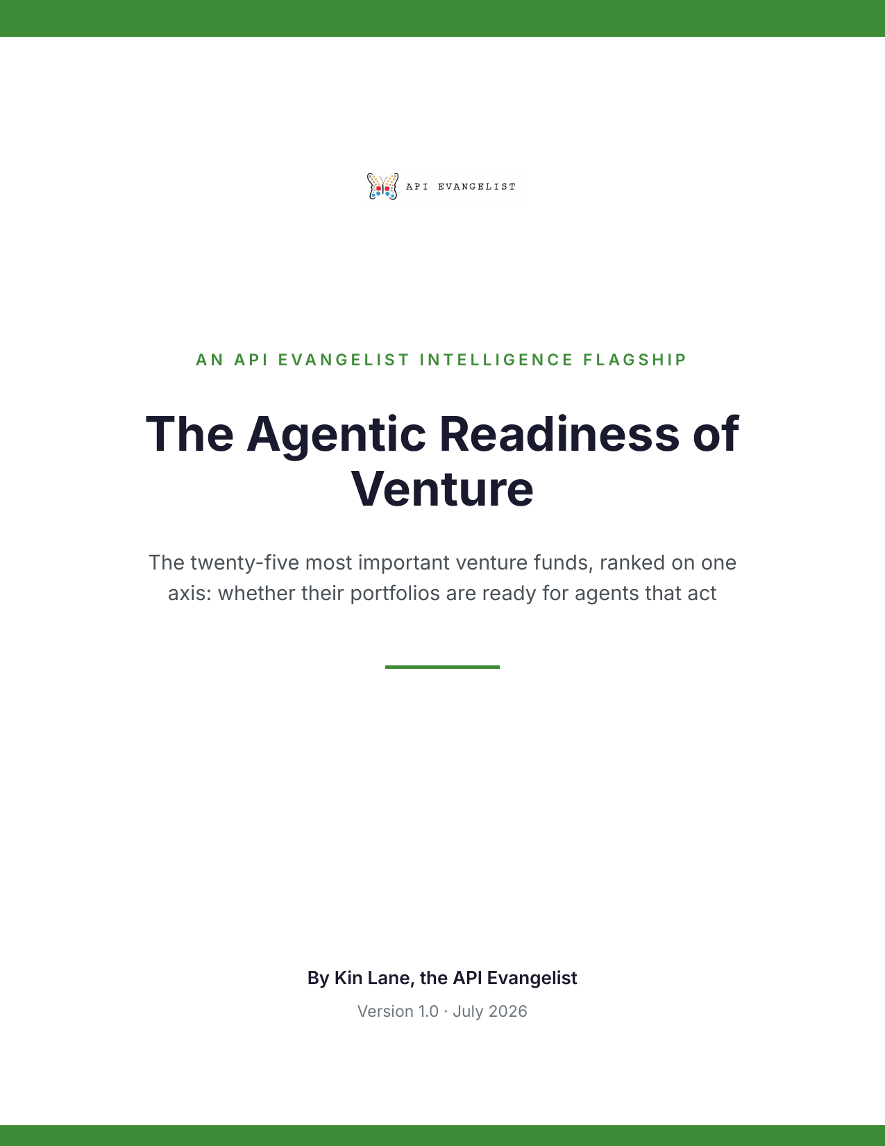 The Agentic Readiness of Venture cover
