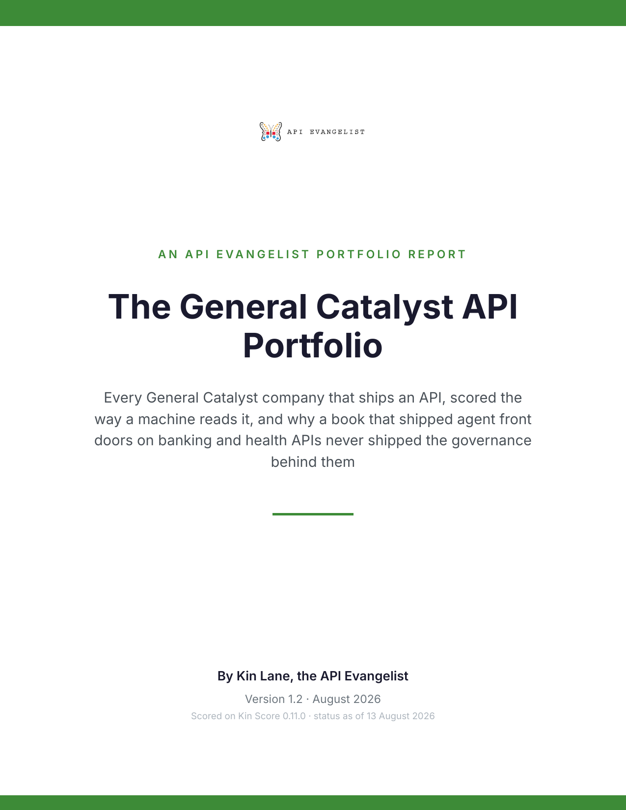 The General Catalyst API Portfolio cover