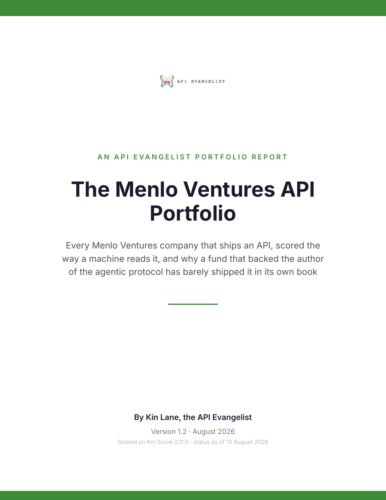 The Menlo Ventures API Portfolio cover