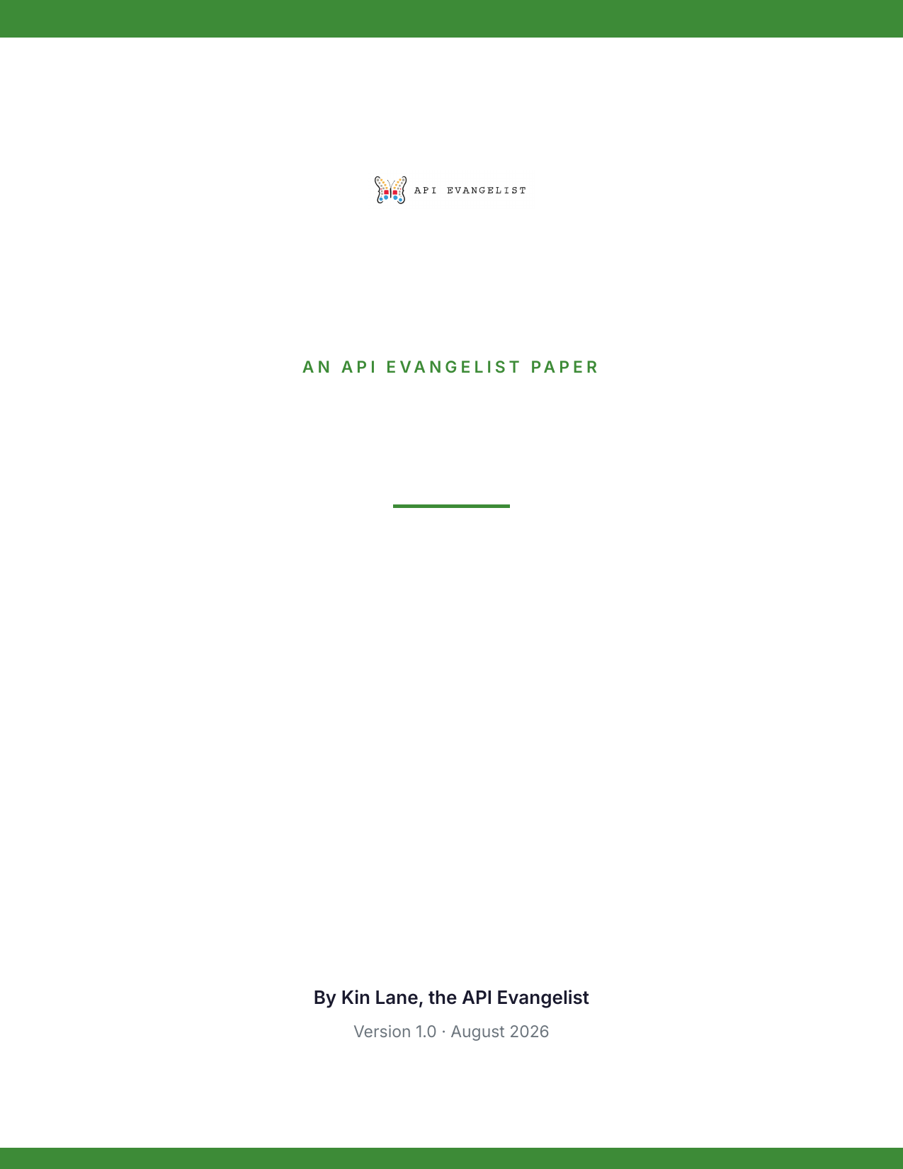 The State of Earned and Social APIs cover