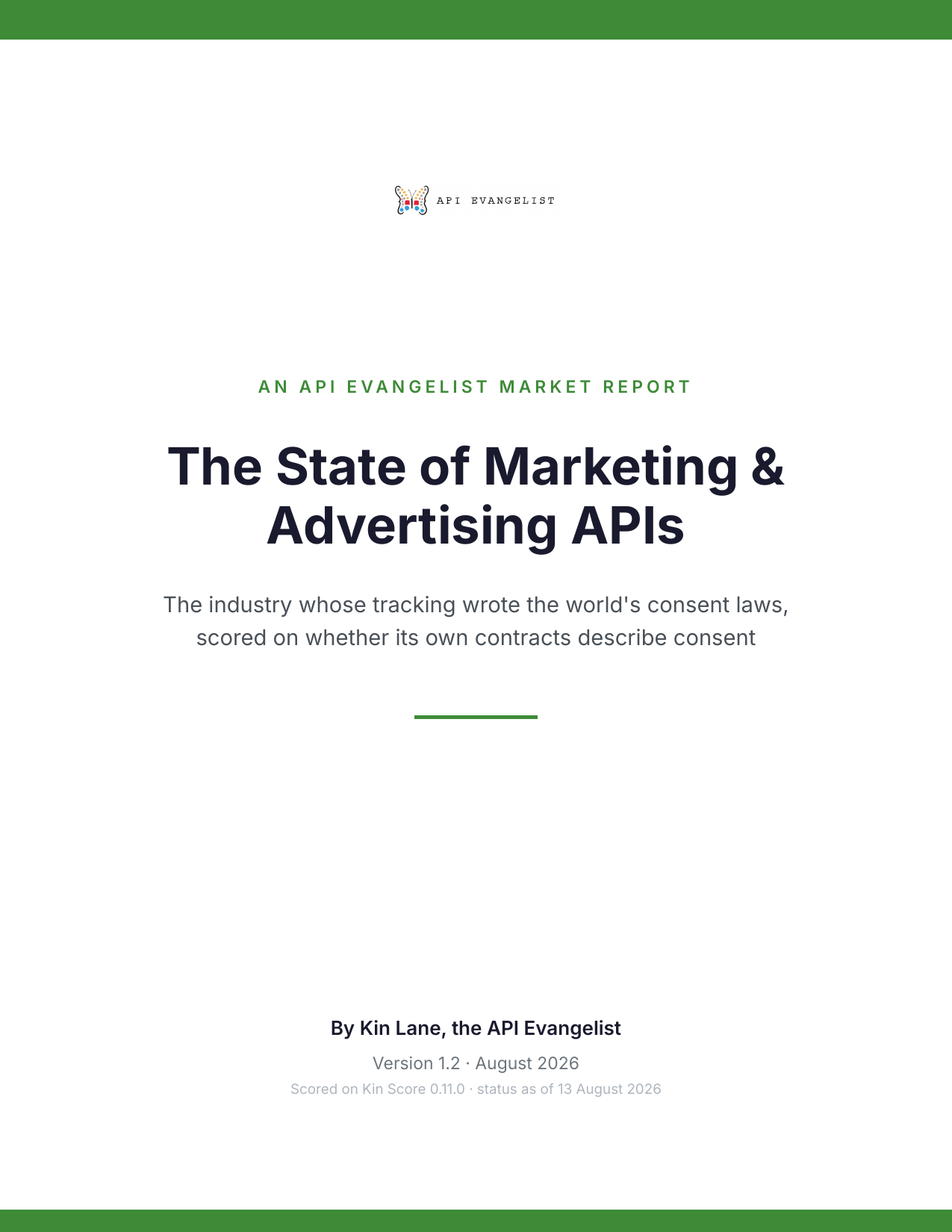 The State of Marketing & Advertising APIs cover