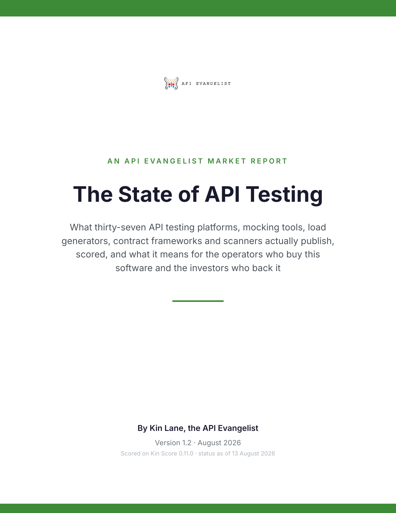 The State of API Testing cover