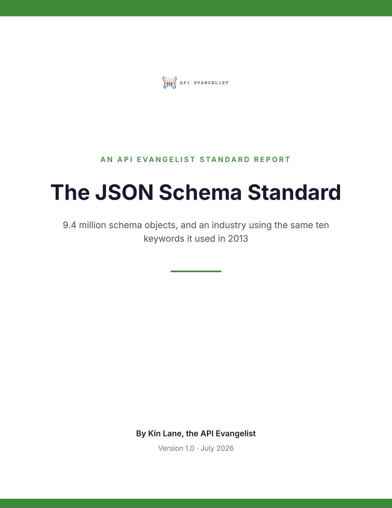 The JSON Schema Standard cover